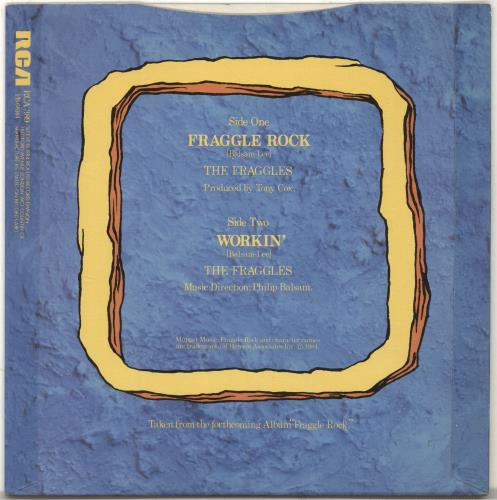 The Fraggles Theme From Fraggle Rock 7" vinyl single (7 inch record / 45) UK FR507TH700818