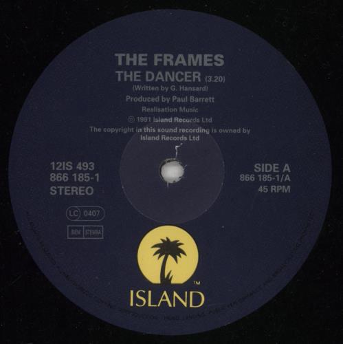 The Frames The Dancer 12" vinyl single (12 inch record / Maxi-single) UK TEH12TH868458
