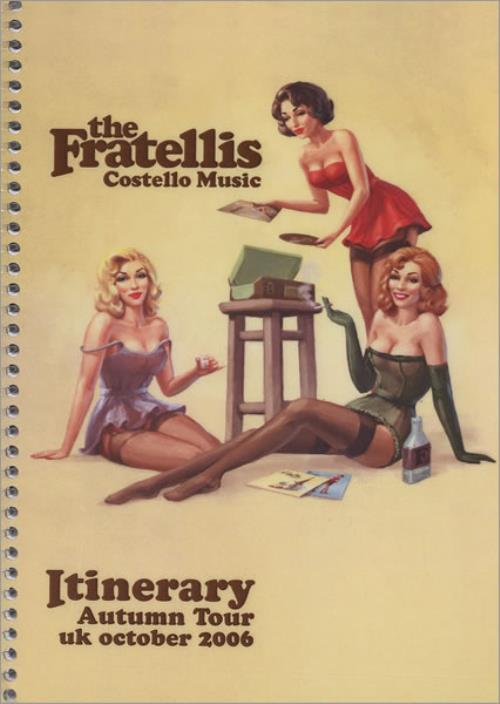 The Fratellis Autumn Tour 2006 Itinerary UK TT2ITAU463037