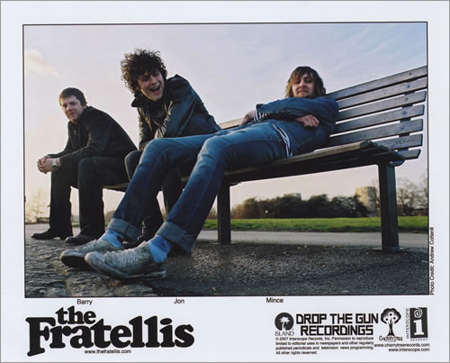 The Fratellis Costello Music media press pack US TT2PPCO432496