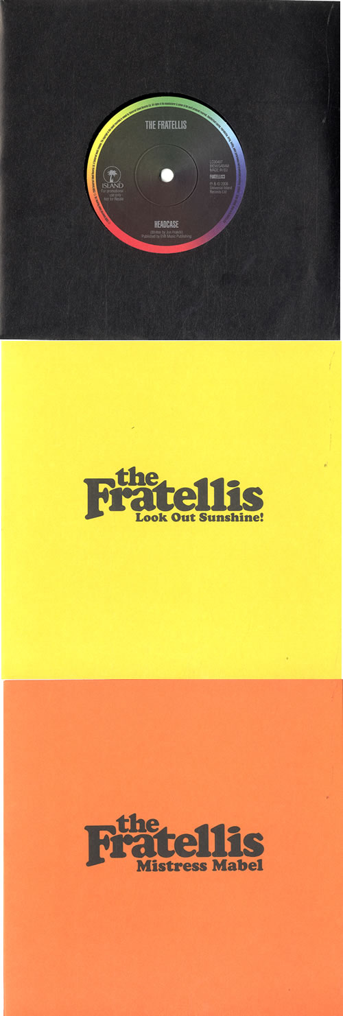 The Fratellis Headcase + Singles 7" single box set UK TT27XHE625292