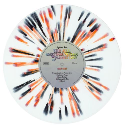 The Fraternal Order Of The All Greetings From Planet Love - Splatter Vinyl 10" vinyl single (10 inch record) UK 9KQ10GR872657