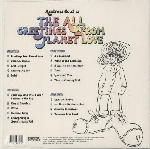 The Fraternal Order Of The All Greetings From Planet Love - Splatter Vinyl 10" vinyl single (10 inch record) UK 9KQ10GR872657