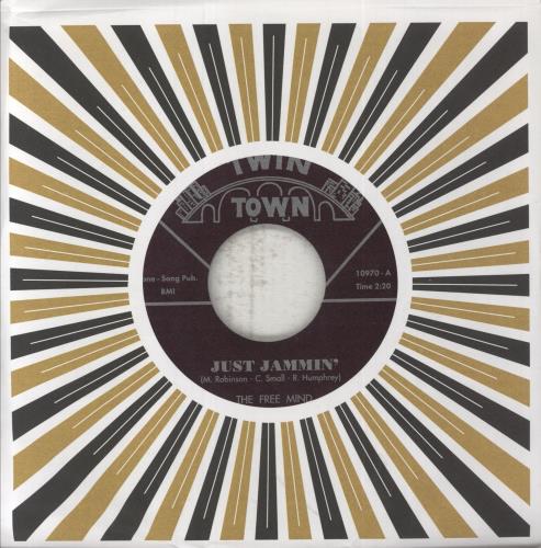 The Free Mind Just Jammin' 7" vinyl single (7 inch record / 45) US 8OE07JU854719