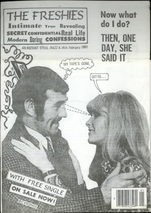 The Freshies My Tape's Gone - Autographed 7" vinyl single (7 inch record / 45) UK UW407MY517192