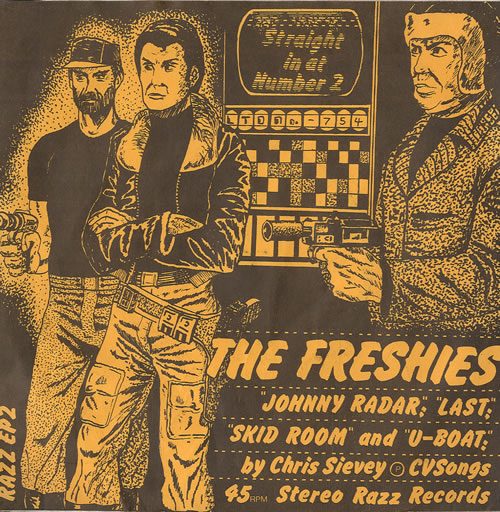 The Freshies Straight In At Number 2 EP - Number 754 7" vinyl single (7 inch record / 45) UK UW407ST588338