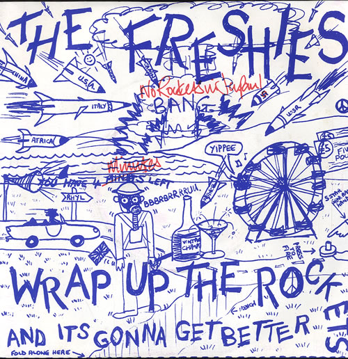 The Freshies Wrap Up The Rockets 7" vinyl single (7 inch record / 45) UK UW407WR588336