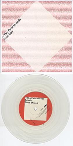 The Futureheads First Day - Clear Vinyl 7" vinyl single (7 inch record / 45) UK FHD07FI313829