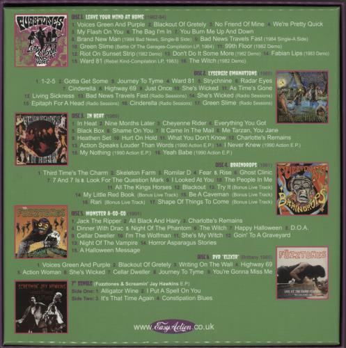 The Fuzztones Psychorama Vinyl Box Set UK FZZVXPS882715