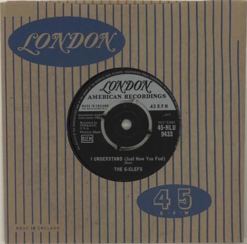 The G-Clefs I Understand (Just How You Feel)  -EX 7" vinyl single (7 inch record / 45) UK W2K07IU680676
