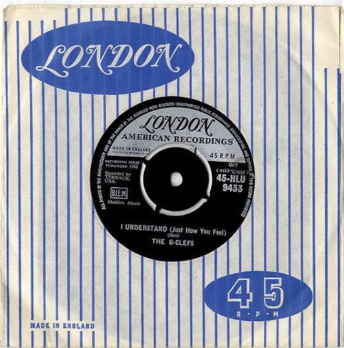 The G-Clefs I Understand (Just How You Feel) 7" vinyl single (7 inch record / 45) UK W2K07IU616721
