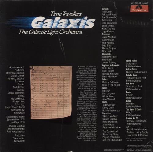 The Galactic Light Orchestra Galaxis vinyl LP album (LP record) UK 6HKLPGA823939