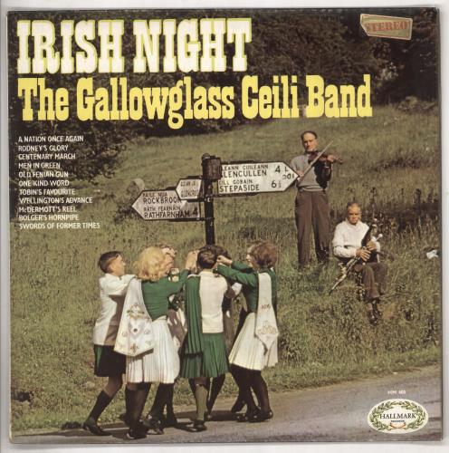 The Gallowglass Ceili Band Irish Night vinyl LP album (LP record) UK GF0LPIR737520
