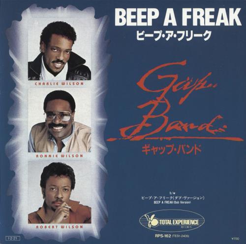The Gap Band Beep A Freak + Insert 7" vinyl single (7 inch record / 45) Japanese GAP07BE715367