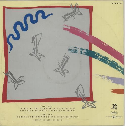 The Gap Band Early In The Morning 12" vinyl single (12 inch record / Maxi-single) UK GAP12EA688469