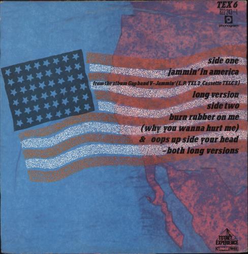 The Gap Band Jammin' In America 12" vinyl single (12 inch record / Maxi-single) UK GAP12JA258341