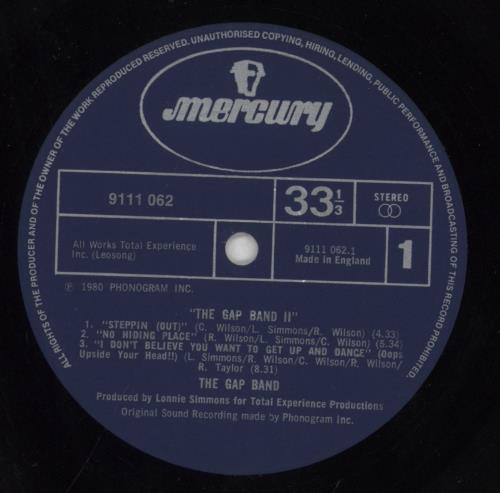 The Gap Band The Gap Band II vinyl LP album (LP record) UK GAPLPTH299757