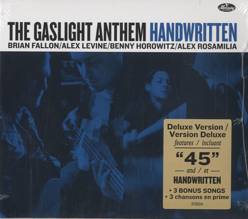 The Gaslight Anthem Handwritten - Sealed CD album (CDLP) Canadian T6GCDHA570004