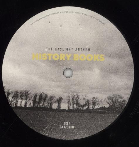 The Gaslight Anthem History Books - 180g vinyl LP album (LP record) UK T6GLPHI855424