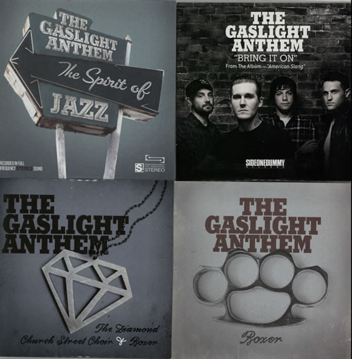 The Gaslight Anthem Set of 4 Promo CD Singles 4-CD album set UK T6G4CSE583579
