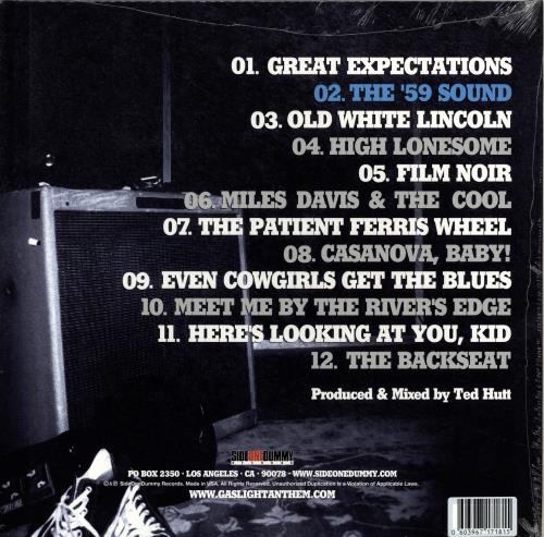 The Gaslight Anthem The '59 Sound - Clear/Black vinyl LP album (LP record) UK T6GLPTH704237