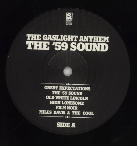 The Gaslight Anthem The '59 Sound vinyl LP album (LP record) UK T6GLPTH855415