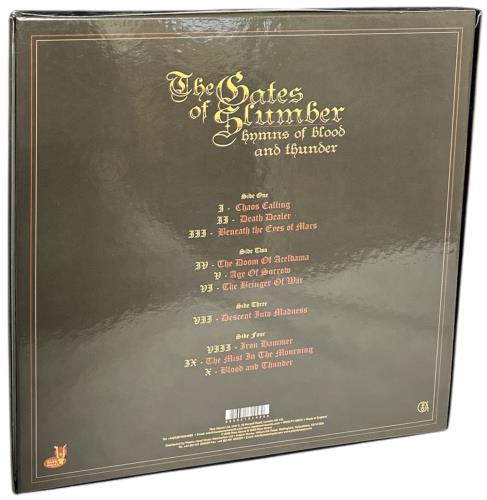 The Gates Of Slumber Hymns Of Blood And Thunder - Die Hard Edition 2-LP vinyl record set (Double LP Album) UK 9YJ2LHY878137