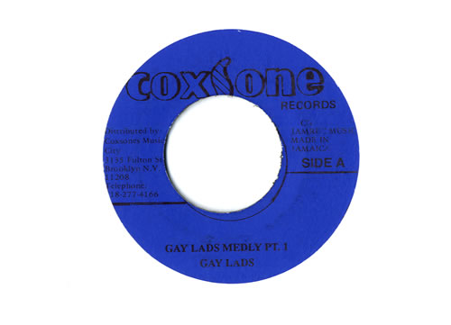 The Gaylads Gay Lads Medley Pt.1 7" vinyl single (7 inch record / 45) Jamaican GY107GA560079