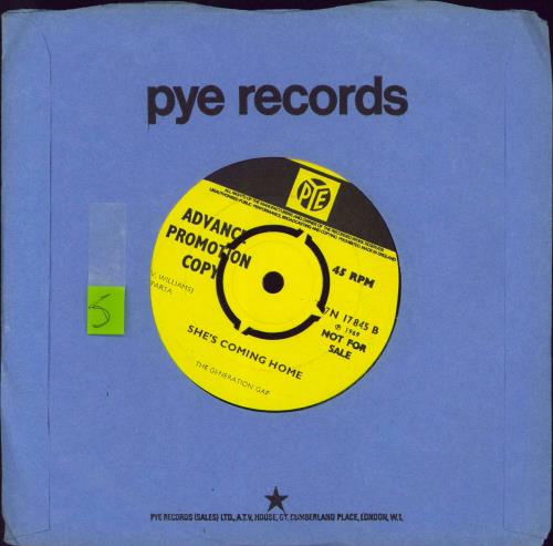 The Generation Gap Reach The Top - A Label 7" vinyl single (7 inch record / 45) UK 32807RE778196