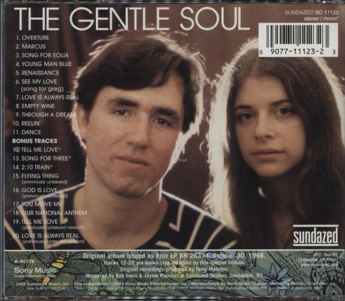 The Gentle Soul The Gentle Soul CD album (CDLP) US 3QFCDTH776103