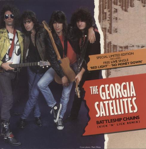The Georgia Satellites Battleship Chains - Doublepack 7" vinyl single (7 inch record / 45) UK GSA07BA276312