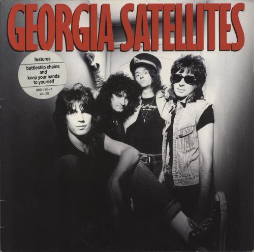 The Georgia Satellites Georgia Satellites - Hype Stickered vinyl LP album (LP record) UK GSALPGE485881