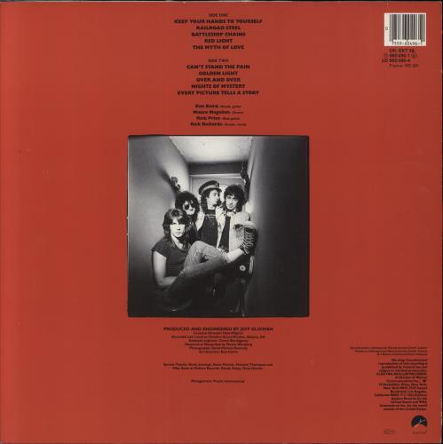 The Georgia Satellites Georgia Satellites - Hype Stickered vinyl LP album (LP record) UK GSALPGE485881