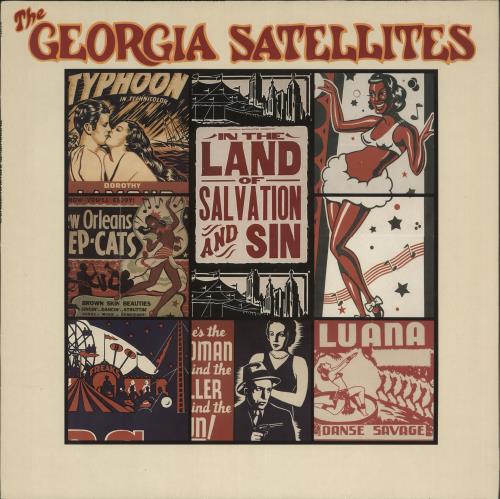 The Georgia Satellites In The Land Of Salvation And Sin vinyl LP album (LP record) UK GSALPIN713883