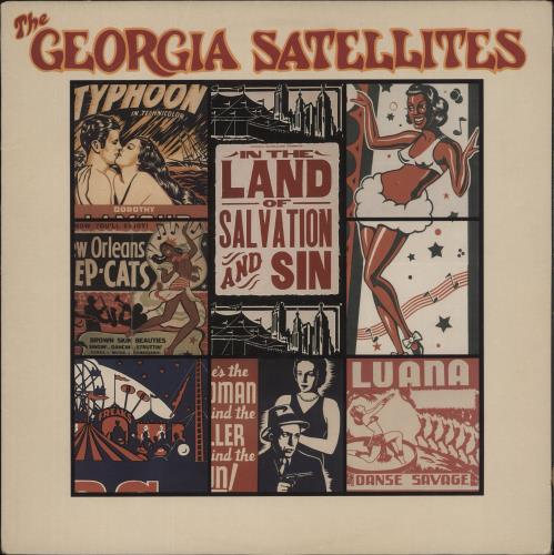 The Georgia Satellites In The Land Of Salvation And Sin vinyl LP album (LP record) US GSALPIN812196