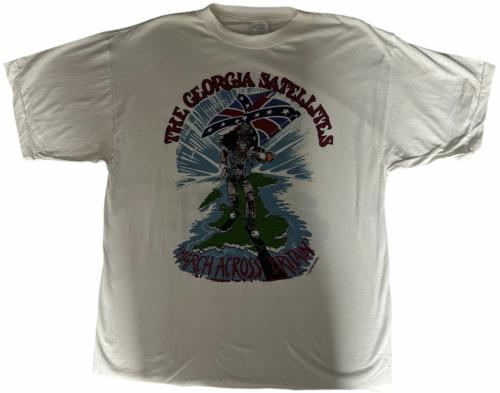 The Georgia Satellites March Across Britain t-shirt UK GSATSMA879799