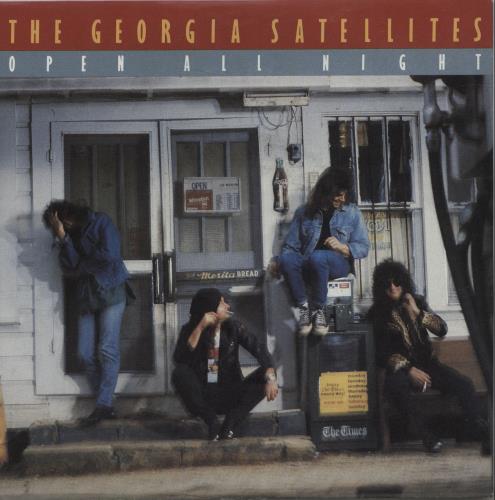 The Georgia Satellites Open All Night 7" vinyl single (7 inch record / 45) UK GSA07OP672511