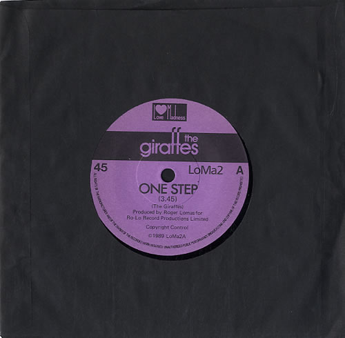 The Giraffes One Step 7" vinyl single (7 inch record / 45) UK U0807ON623313