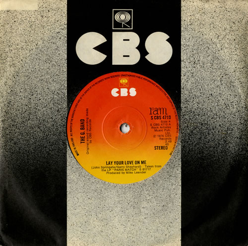 The Glitter Band Lay Your Love On Me 7" vinyl single (7 inch record / 45) UK ITT07LA559185