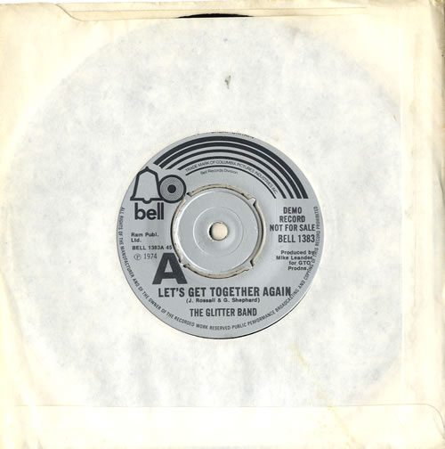 The Glitter Band Let's Get Together Again 7" vinyl single (7 inch record / 45) UK ITT07LE577285
