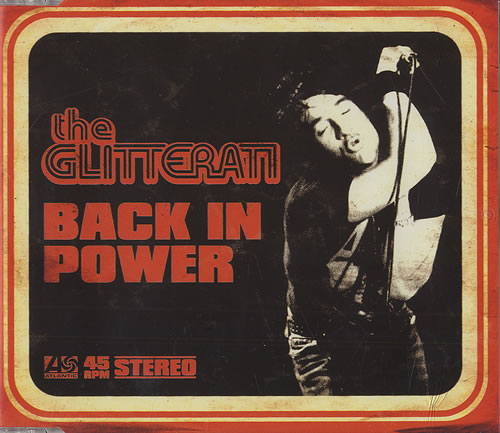 The Glitterati Back In Power CD single (CD5 / 5") UK TGEC5BA491592