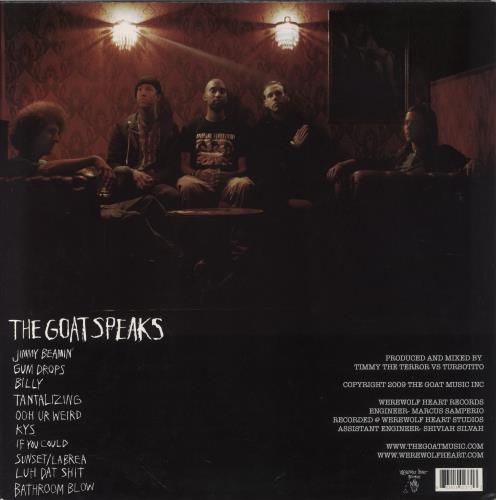 The Goat & The Occasional Others The Goat Speaks vinyl LP album (LP record) US 8KJLPTH862561