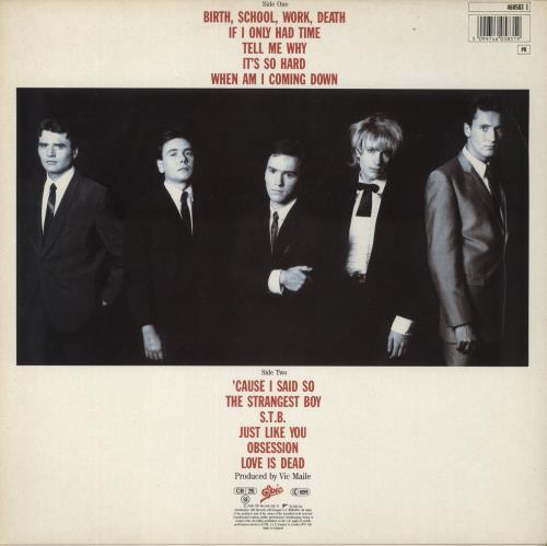 The Godfathers Birth School Work Death vinyl LP album (LP record) UK GDFLPBI317618