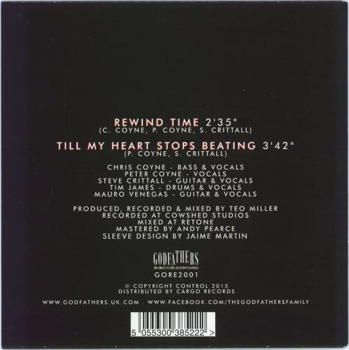 The Godfathers Rewind Time 7" vinyl single (7 inch record / 45) UK GDF07RE770008