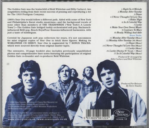 The Golden Gate Year One CD album (CDLP) UK 45RCDYE797155