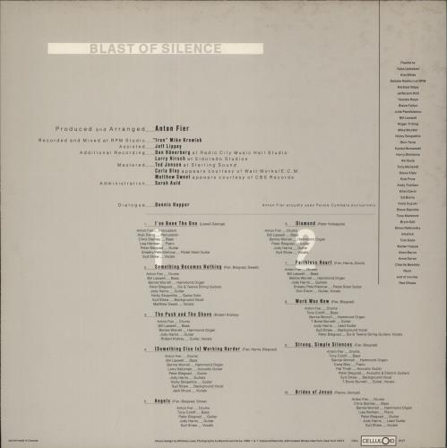 The Golden Palominos Blast Of Silence vinyl LP album (LP record) US GLPLPBL516226