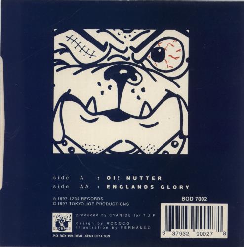 The Gonads Oi! Nutter 7" vinyl single (7 inch record / 45) UK WM807OI870562
