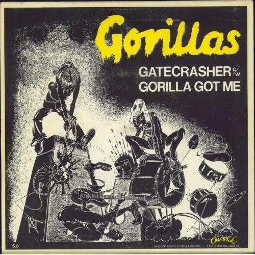 The Gorillas Gatecrasher - 2nd 7" vinyl single (7 inch record / 45) UK GOZ07GA815784