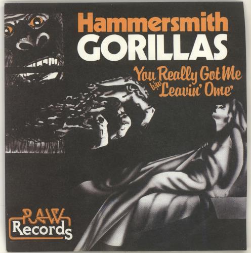 The Gorillas You Really Got Me 7" vinyl single (7 inch record / 45) UK GOZ07YO701173