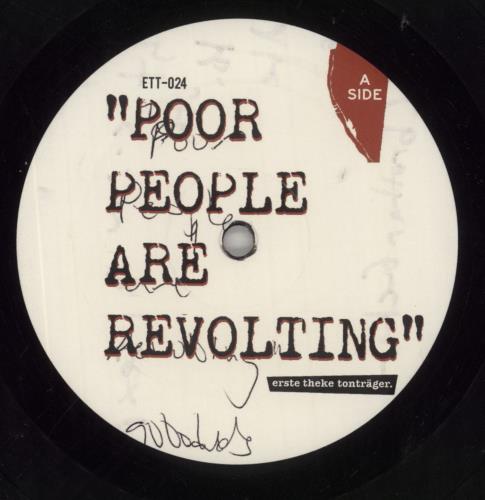 The Gotobeds Poor People Are Revolting vinyl LP album (LP record) German 82MLPPO858762